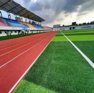Natural Green Synthetic Grass Lawn Turf Artificial Grass Roll Carpet for Sports Flooring
