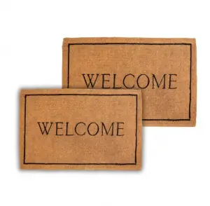 Heavy-Duty Coconut Coir WELCOME MATS RUGS Pet Mat from Vietnam Perfect for Scraping Dirt & Mud