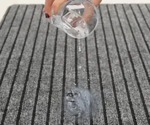 Hot Selling Modern Striped Design Polyester Door Mat Durable Easy Clean for Outdoor Home Use Woven Reasonably Priced
