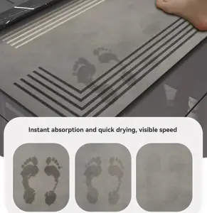 super absorbent mat bathroom waterproof floor mats Bath Rug luxurious toilets carpet anti slip quick drying diatom mud soft mat