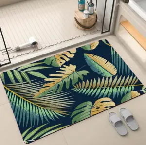 Absorbent Door Mats Diatom Mud Carpet Bath Mat for Bathroom and Floor Elegant Area Rugs & Sets