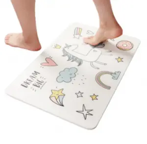 Foot mat, oil resistant, waterproof, household mat, door mat New kitchen floor mat, long strip, absorbent, non slip mat