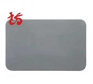 Nonslip Bathroom Diatomaceous Earth Bath Mat Hard Fast Water Drying Diatom Mud Mat