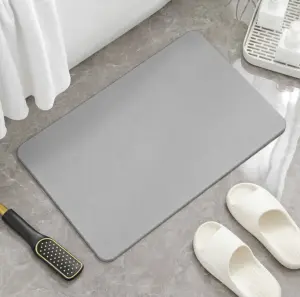 algae diatom mud marble memorial foom absorbent quick-drying set non slip diatom mud floor stone kit bath for grey bathroom mat