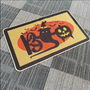Empty Brown Grey White Painting Sublimation Blank Linen Rubber Door Mats