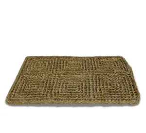 Stylish Seagrass Floor Door Mat for Indoor and Outdoor Use – Durable and Eco-Friendly Entrance Rug with Non-Slip Backing