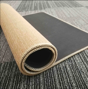 Empty Brown Grey White Painting Sublimation Blank Linen Rubber Door Mats