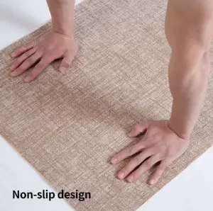 Custom organic natural rubber flax linen hemp cotton eco friendly yoga mat for sale Anti-slip Durable yoga mat