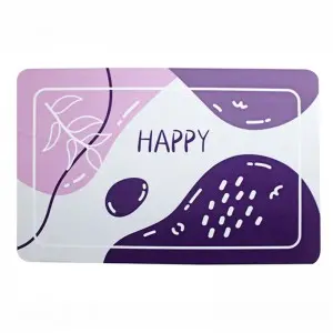 Absorbent, non-slip and environmentally friendly diatom mud mat