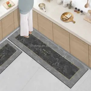 Quick Dry Diatomite Kitchen Mat Long Diatom Mud Absorbent heat insulation dry diatom mud mat floor mat