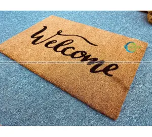 Heavy-Duty Coconut Coir WELCOME MATS RUGS Pet Mat from Vietnam Perfect for Scraping Dirt & Mud