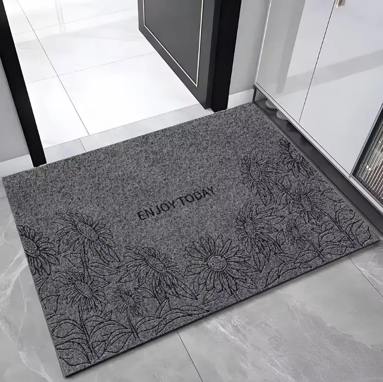 indoor silk floor mat mud scraping and dedusting doormat dirt resistant and ash absorbing outdoor doormat Featured Image
