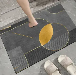 Carpet Toilet Anti slip Quick Drying Diatom Mud Soft Mat Super Absorbent Mat Bathroom Waterproof Floor Mats Bath Rug