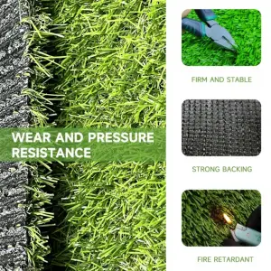 Easy-to-Install Low-Maintenance Artificial Grass for Home Gardens Sports & Indoor Landscaping Made of Synthetic Plastic PP