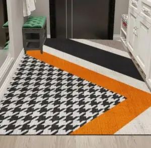 Wholesale modern style carpet custom crystal velvet carpet living room bedroom carpet