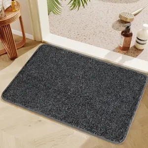Quick Dry Soft and Durable Modern Anti Slip Doormat Rug Machine-Washable Cotton Bathroom Mat Non-Slip House Mat for Home Use