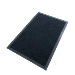 Graceline Front Door Rib Surface PVC Backing Door Mat Durable Single Wide Striped Doormat