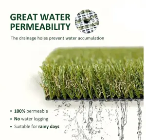Customized Garden Lawn Carpet Synthetic Grass Green Color Grass Artificial Turf for Landscape Decor