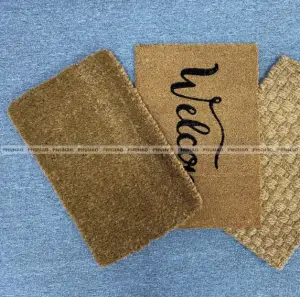 Authentic Coconut Door Mats WELCOME MAT Pet Mat Vietnamese Natural Charm Suitable for Front Doors Patios Customize Logo