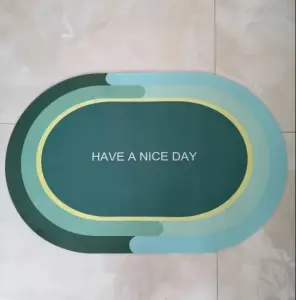 Quick Dry Super Absorbent Diatom Mud Bathroom Door Mat Carpet
