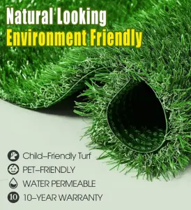 Wholesale Cheap Price Waterproof Fireproof Faux Turf Lawn Grass Carpet Artificial Grass for Carpet Landscaping