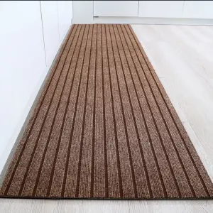 Seven stripe floor mat