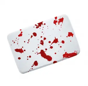 blood bath mat bloody mat doormat floormat custom floor mat custom carpet rug 1 custom area rug