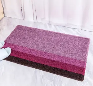 Automotive eco-friendly high quality different color stripe pvc floor coil mat roll mat