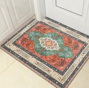 Hot Sale Home Rugs Decorative Rubber Non-Slip Floor Mat Custom Crystal Velvet Carpet 3D Printed Entrance Door Mat