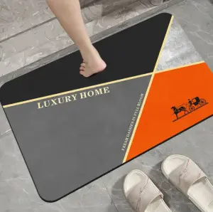 Carpet Toilet Anti slip Quick Drying Diatom Mud Soft Mat Super Absorbent Mat Bathroom Waterproof Floor Mats Bath Rug