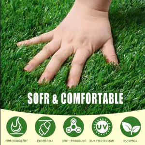 Wholesale Cheap Price Waterproof Fireproof Faux Turf Lawn Grass Carpet Artificial Grass For Carpet Landscaping
