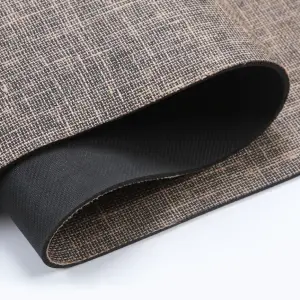 Non-Toxic reversible eco custom organic jute linen rubber yoga mat