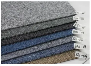 Graceline 50×50 Square Size Loop pile Carpet Tiles for Hotel and Office easy to install