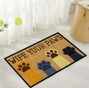Cheap Price Crystal Velvet Printing Kitchen mat Non-slip Floor rugs household Corridor Door Mat rug Washable home foot Floor mat