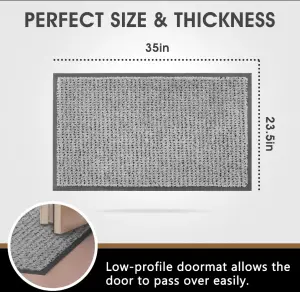 Indoor Entrance Floormat Outdoor Anti Slip Front Door Water Absorbs Mat