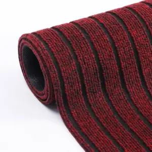 PVC carpet polyester mud scraping pad entrance door mat