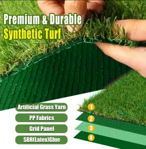 Wholesale Cheap Price Waterproof Fireproof Faux Turf Lawn Grass Carpet Artificial Grass For Carpet Landscaping