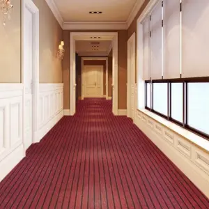 Seven stripe floor mat