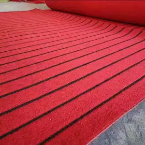 striped carpet Comfort soft thickened whole roll commercial drawn carpet moisture-proof carpet