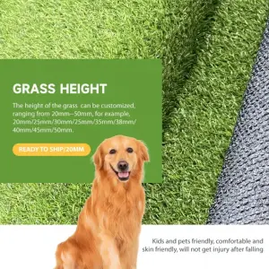 Easy-to-Install Low-Maintenance Artificial Grass for Home Gardens Sports & Indoor Landscaping Made of Synthetic Plastic PP