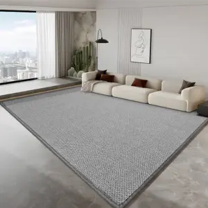 Weave 8mm Cotton linen-like Machine washable non-slip living room carpets