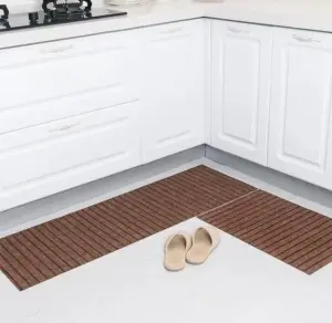Seven Stripe Rib Rug Floor Door Mat for Home China Factory Front Indoor Entrance Outdoor Polyester