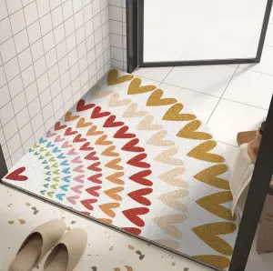 High Quality LOVE Series Anti Slip Backing Mat 8mm Thickness Pvc Mat Floor Mat For Home Entrance