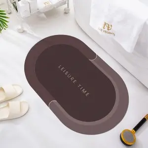 Bath Mat Super Absorbent Non slip Diatom Mud Bathroom Rug Quick Drying Bath Shower Rug Kitchen Entrance Door Mats Home Floor Mat