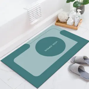 Carpet Toilet Anti slip Quick Drying Diatom Mud Soft Mat Super Absorbent Mat Bathroom Waterproof Floor Mats Bath Rugs