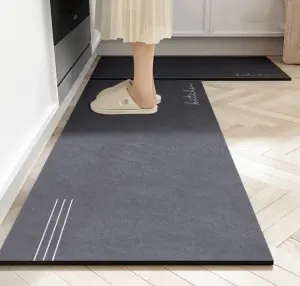 Hot Selling Non Slip Diatomite Custom Printed Kitchen Carpet Absorbent Kitchen Floor Mats