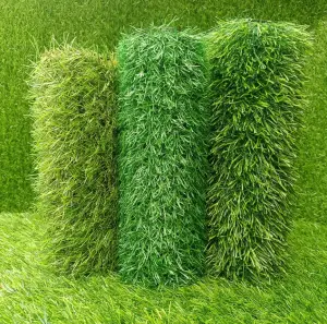 Natural Green Synthetic Grass Lawn Turf Artificial Grass Roll Carpet for Sports Flooring