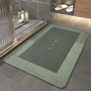 China Wholesale Easy Clean Super Absorbent Non-slip Bath Floor Mat Quick Dry Bathroom Mat Rug Kitchen Entrance Door Mats