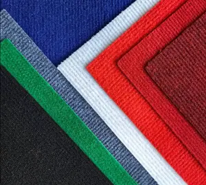 hot sell hotel aisle stripe heavy buty exhibition commercial high quality outdoor ribbed carpet