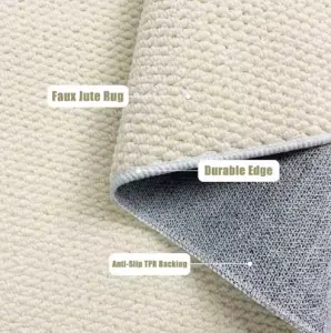 Modern Eco-friendly Polypropylene Large Area Rug Easy-to-Clean Custom Synthetic Sisal Carpet for Teen for Home Living 4m Hallway